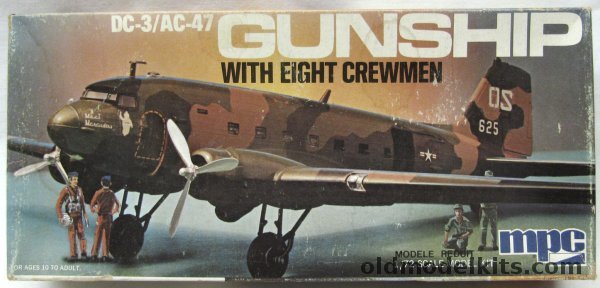 MPC 1/72 AC-47 Gunship 'Mac's Maruaders' with 8 Crewmen - (ex-Airfix) - (DC-3), 2-0204 plastic model kit